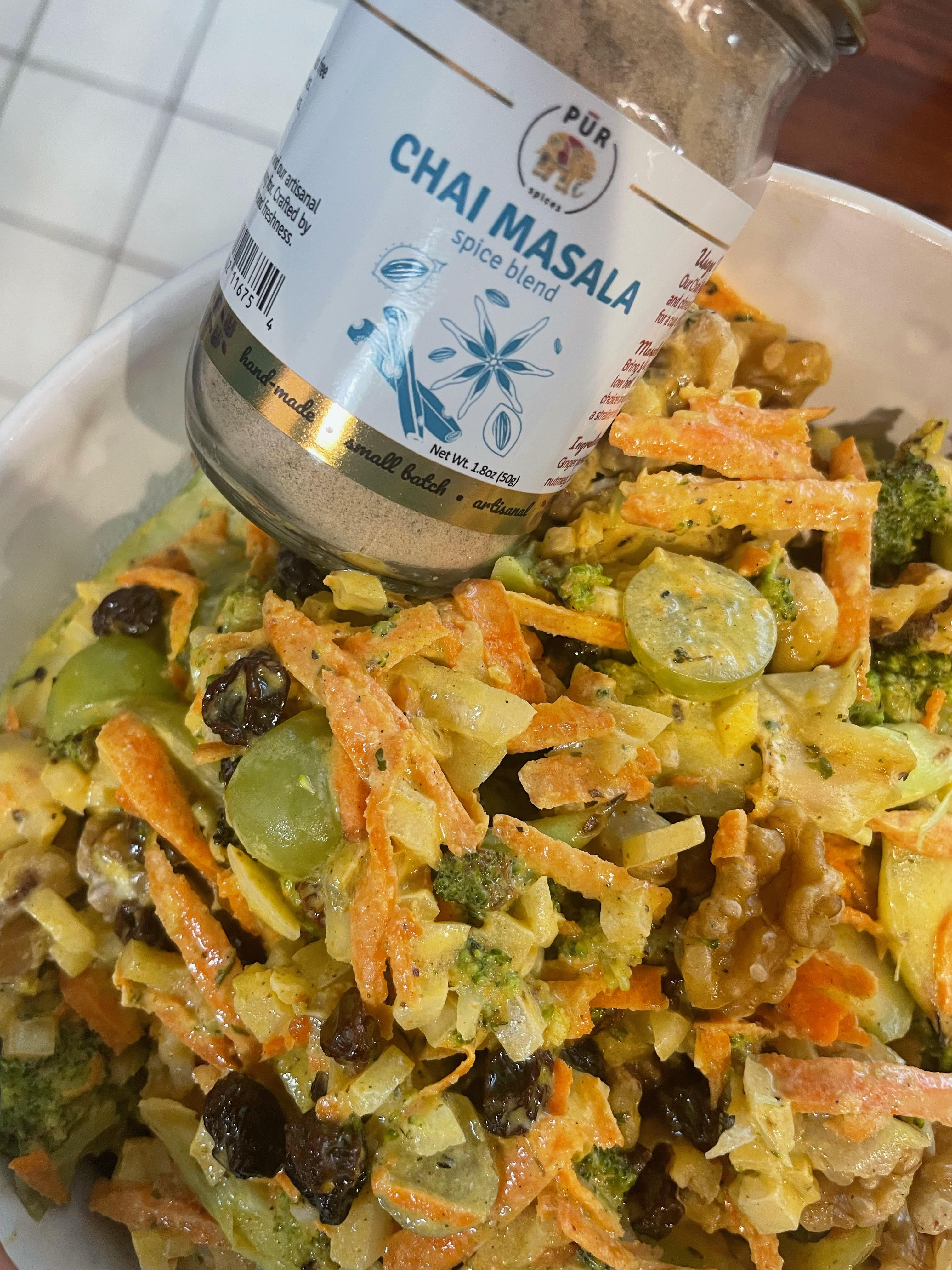 Spiced Broccoli Salad