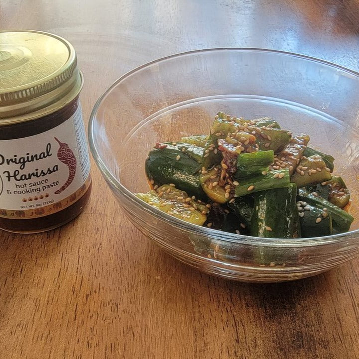 Smashed Cucumbers