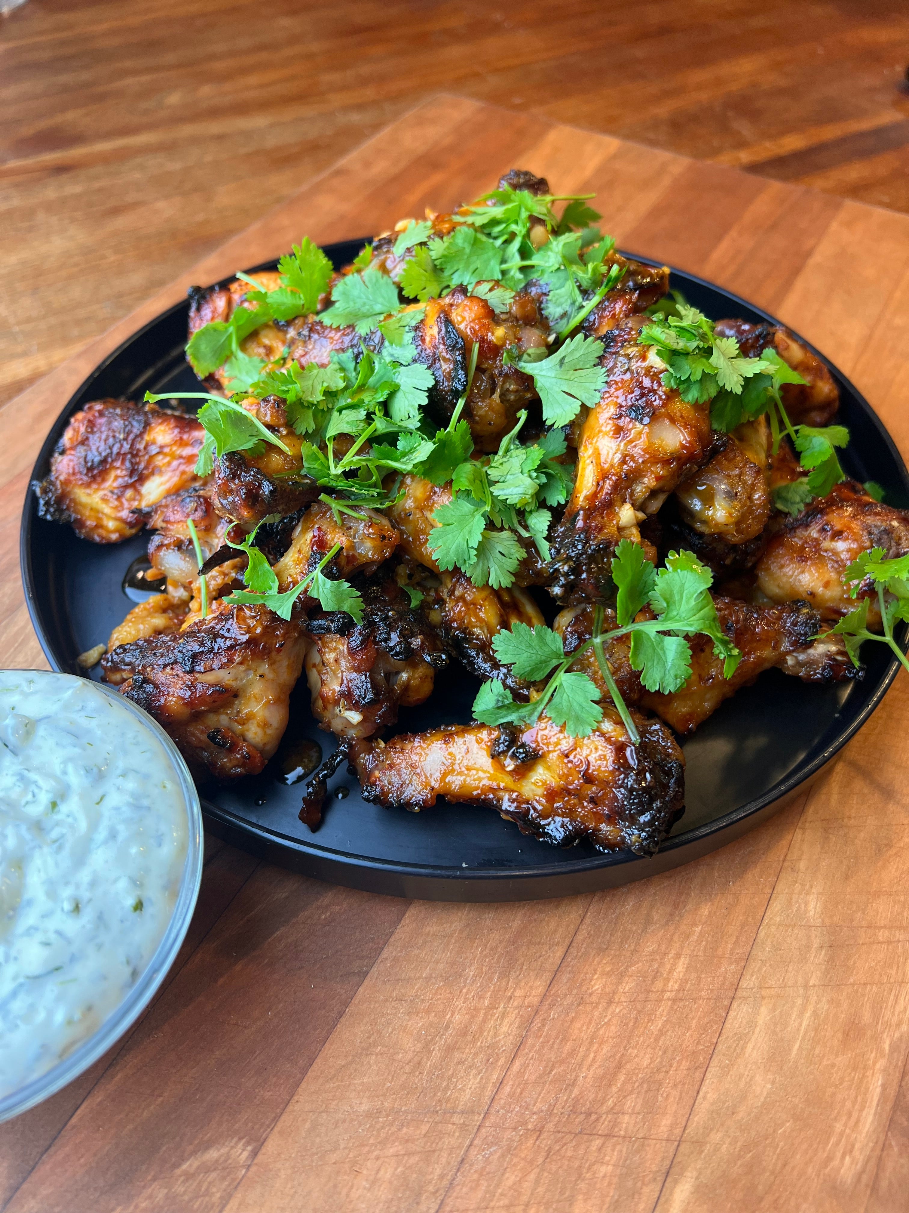 Harissa & Orange Glazed Chicken Wings